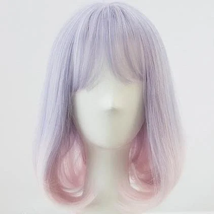 Lolita Purple Mixed Pink BOBO Wig SP167224