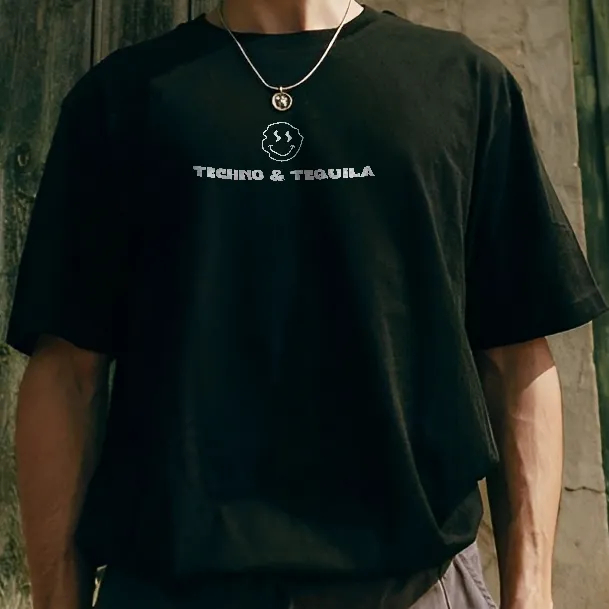 The Kids Want Techno Printed T-shirt（Double-sided Print）