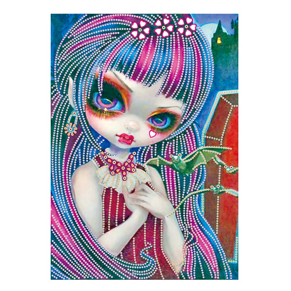 

Big Eyes Doll - Special Shaped Diamond Painting - 30*40CM, 501 Original