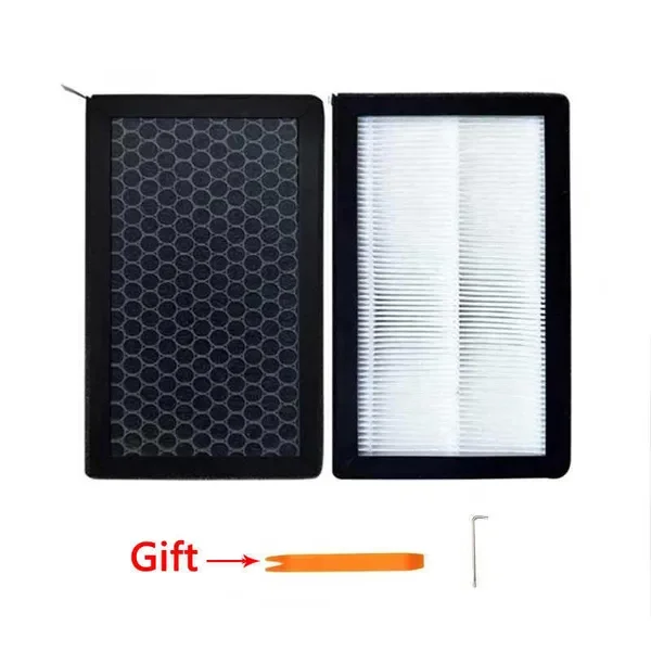 New 2pcs Air-Filter For Tesla Model 3/Model Y with HEPA Activated Carbon Air Conditioner Cabin Air-Filters Replacement