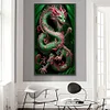 (40*70cm)Dragon - Round Partial AB Drill Diamond Painting