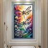 Diamond Painting-DIY Full Round Drill Dragonfly(70*40 CM)