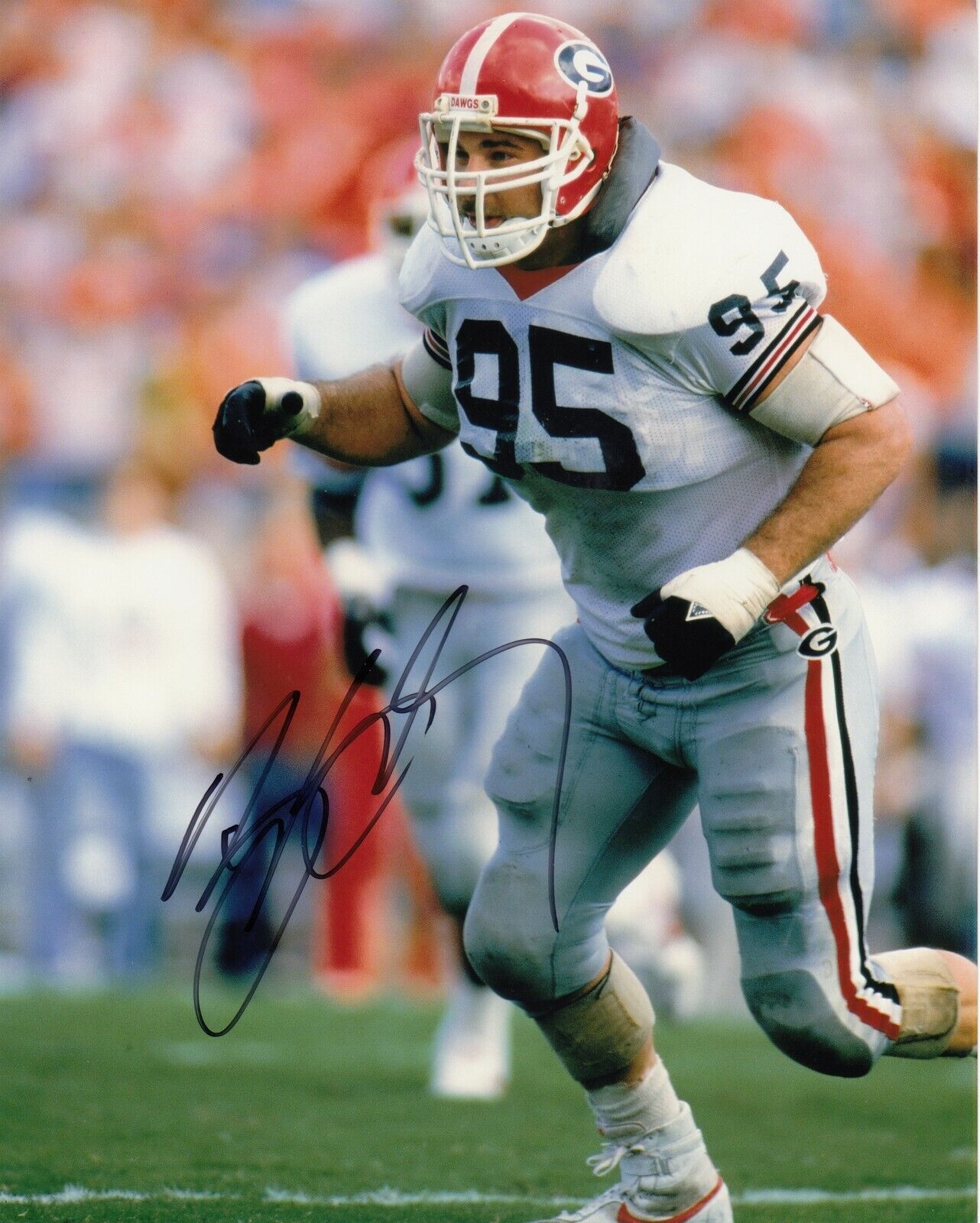 Bill Goldberg #0 8x10 Signed w/ COA Georgia Bulldog 032419