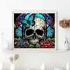 Diamond Painting -DIY Round Drill Stained Glass Skull(50*45 CM)