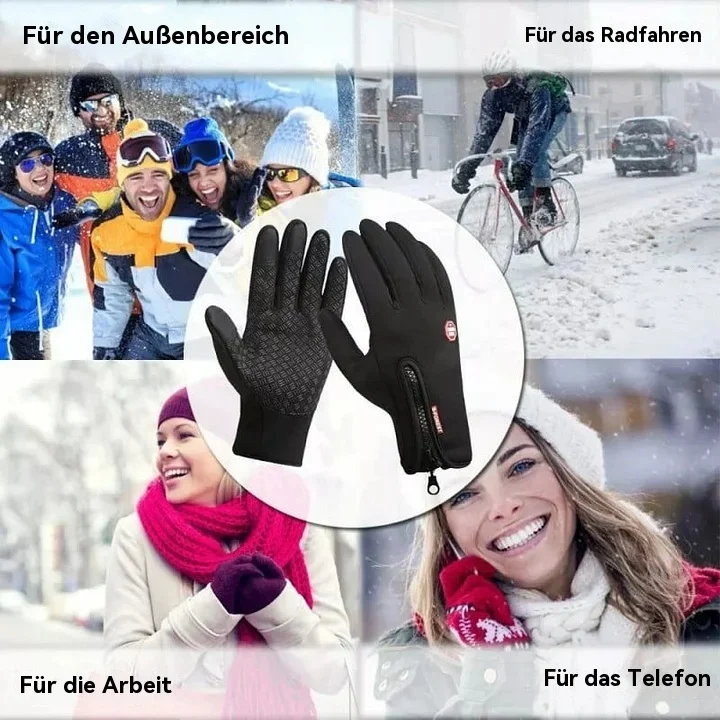 Ultimative wasser- und winddichte, rutschfeste Thermohandschuhe