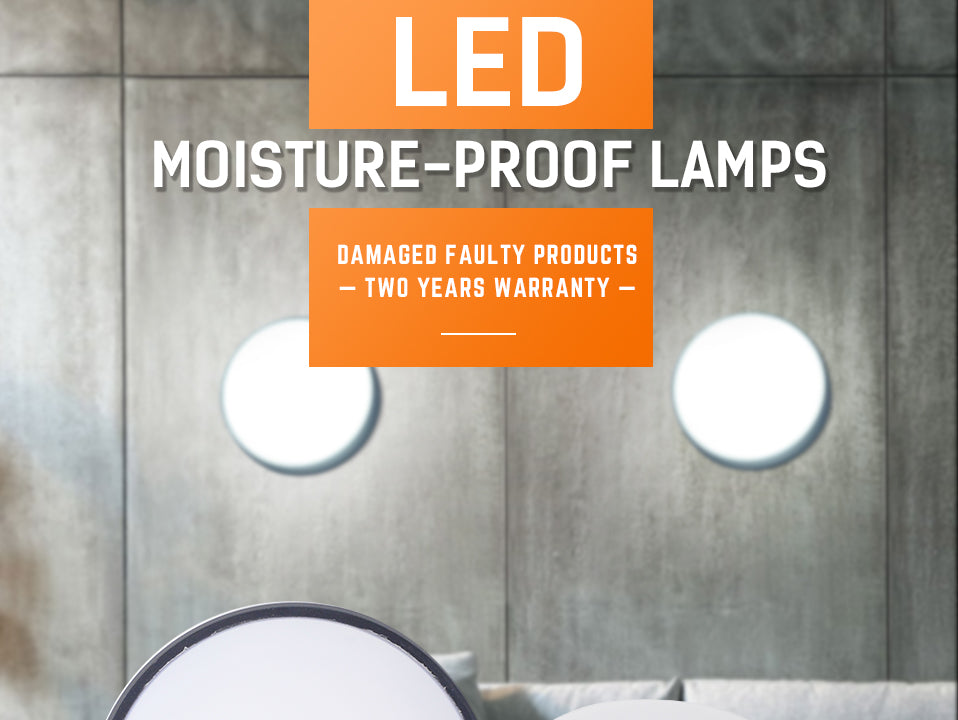 LED Ceiling Lamp Bathroom Ceiling Light Surface Mounted Waterproof Light 16W/20W Indoor Outdoor ...
