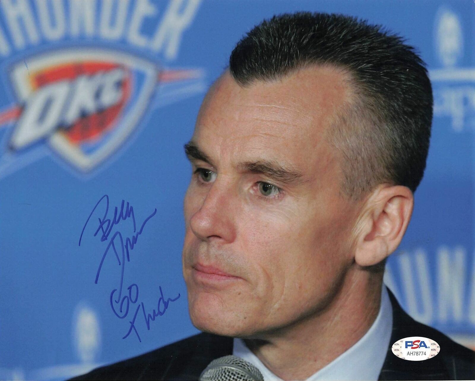 Billy Donovan signed 8x10 Photo Poster painting PSA/DNA Oklahoma City Thunder Autographed