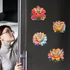 【Clearance Sale】6Pcs Acrylic Flower Elf Diamond Art Refrigerator Magnets Sticker for Beginners
