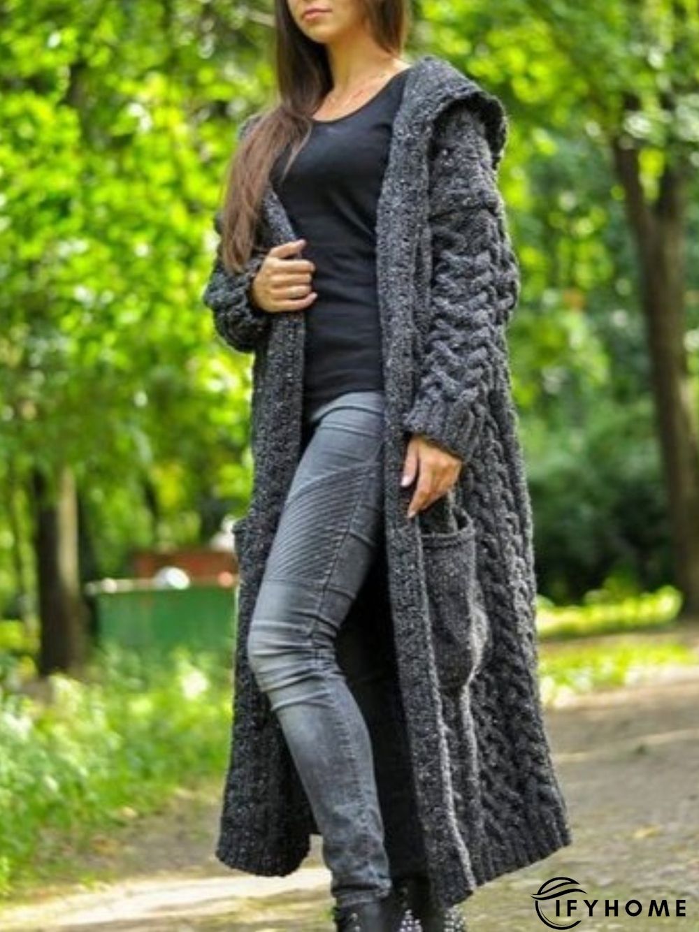 Knitted Casual Cardigan | IFYHOME