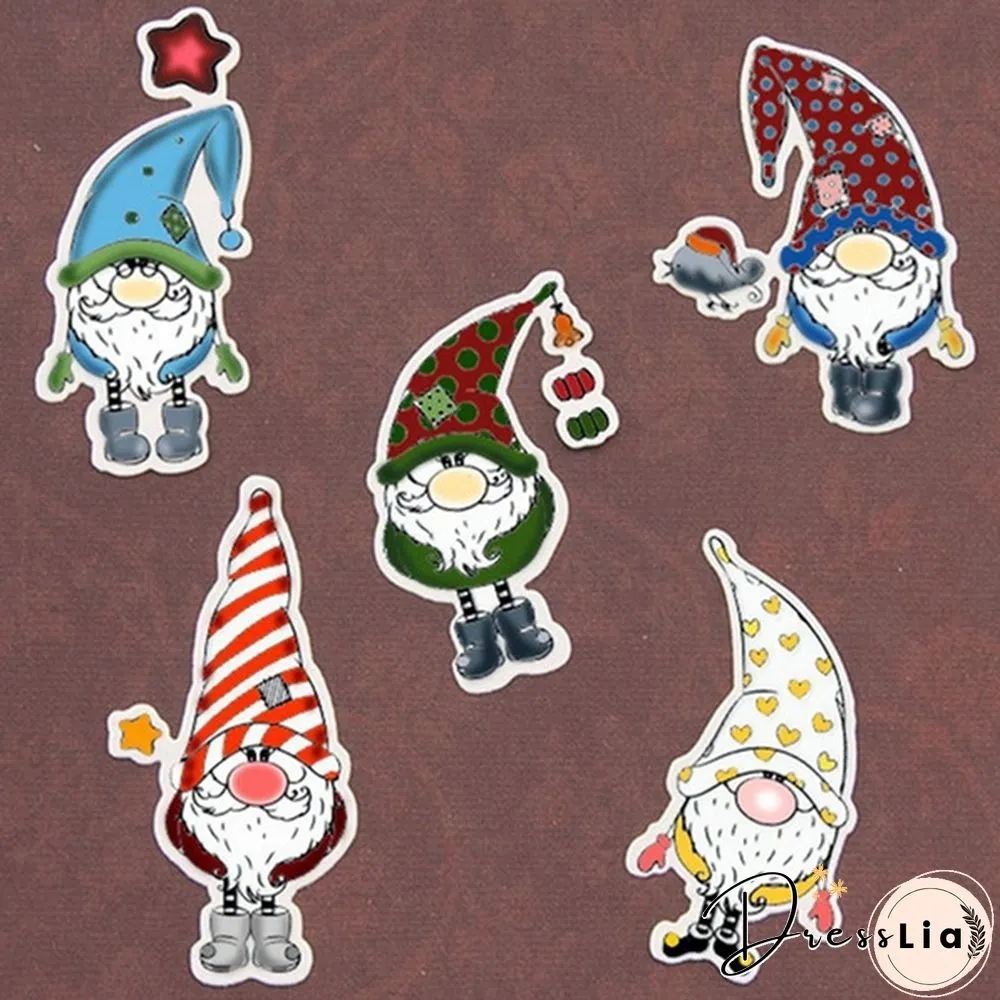 New Christmas Santa Clause Transparent Clear Silicone StampSilicone Stamp Cutting Dies Diy