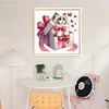 (Multi Style)Two Kittens Playing With Yarn-Full Embroidery 3 strands 11CT Stamped Cross Stitch-40*40CM
