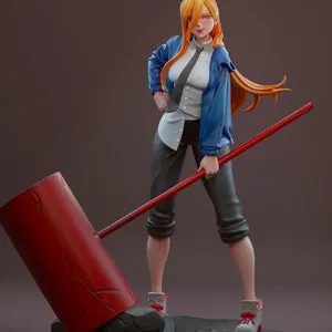pornhint Pornhint Power Woman Girl Sfw Nsfw Figure Figurine Statue 3d Printer stl files Google Drive Instant Download Digital Download NSFW