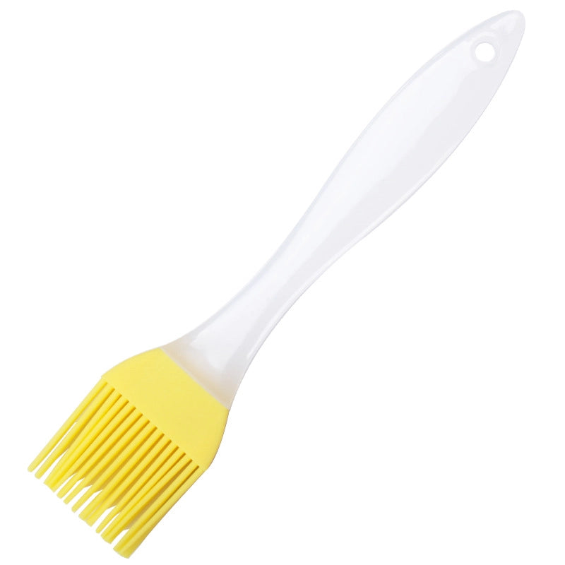 Silicone Oil Brush Small Split Non-lint Barbecue Seasoning Brush High Temperature Baking Oil Brush Plastic Handle Barbecue Brush