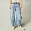 Gioiacombo&trade; Nuovi jeans a gamba larga retr&ograve; alla moda da donna