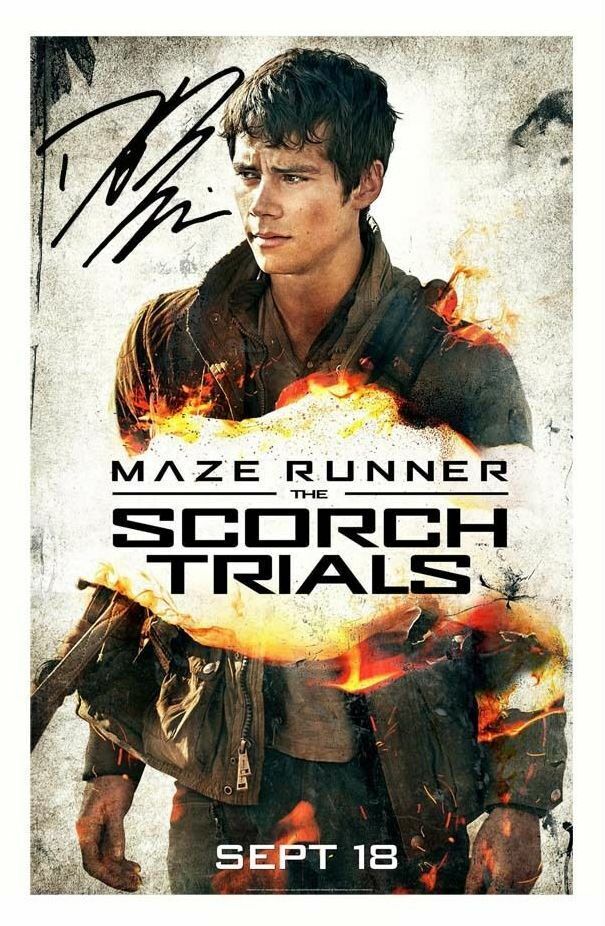 DYLAN O'BRIEN - MAZE RUNNER AUTOGRAPH SIGNED Photo Poster painting POSTER PRINT