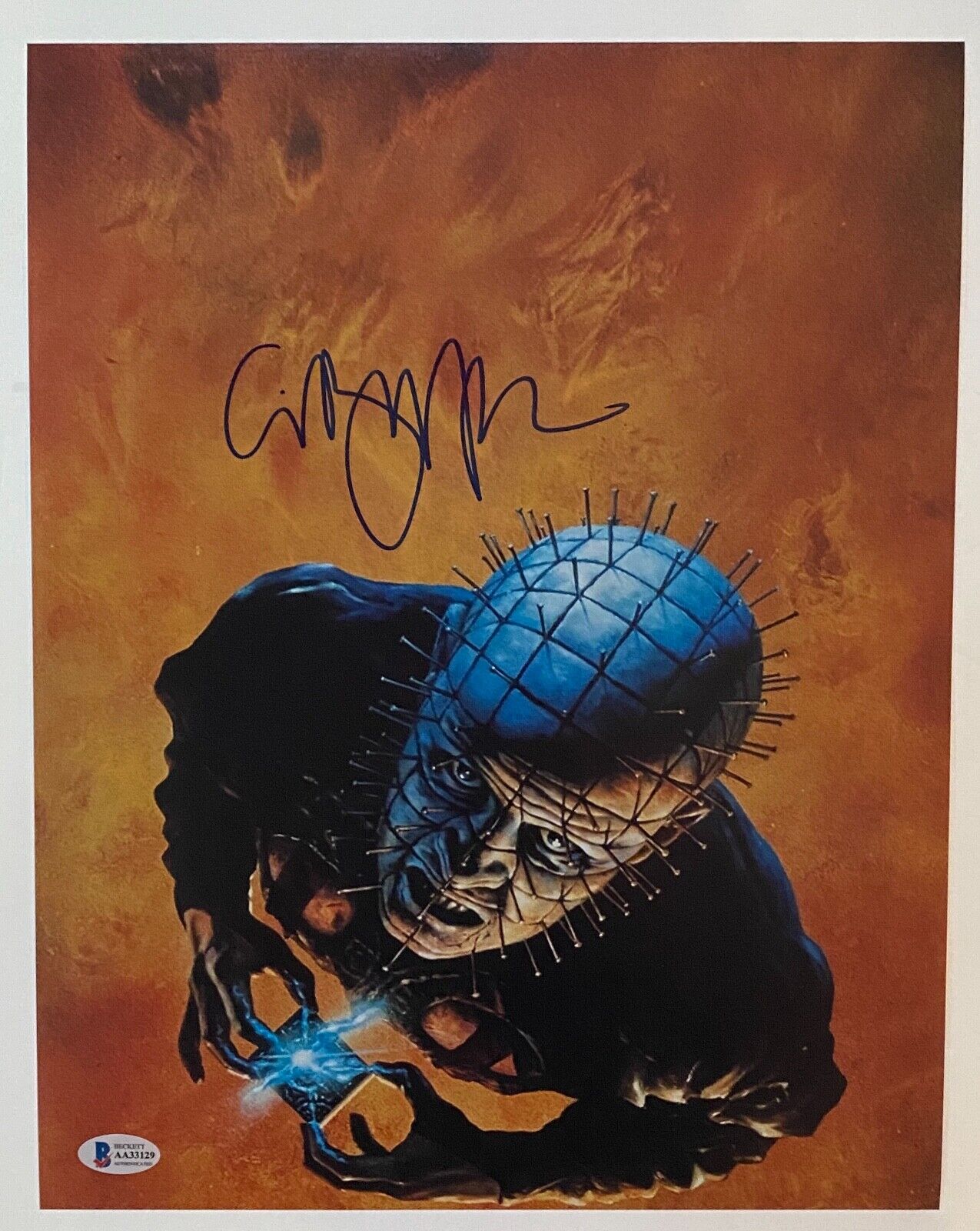 Clive Barker Signed Autograph 11x14 Photo Poster painting Poster Hellraiser Pinhead Beckett COA