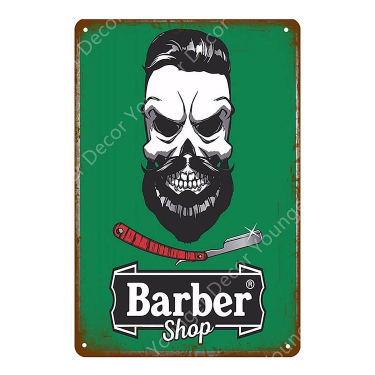 【20*30cm/30*40cm】Barber Shop - Vintage Tin Signs/Wooden Signs