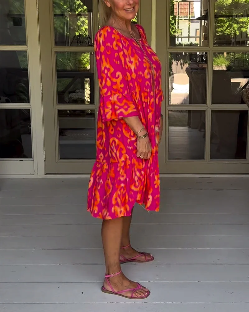 Zanaya - Relaxed Printed Dress