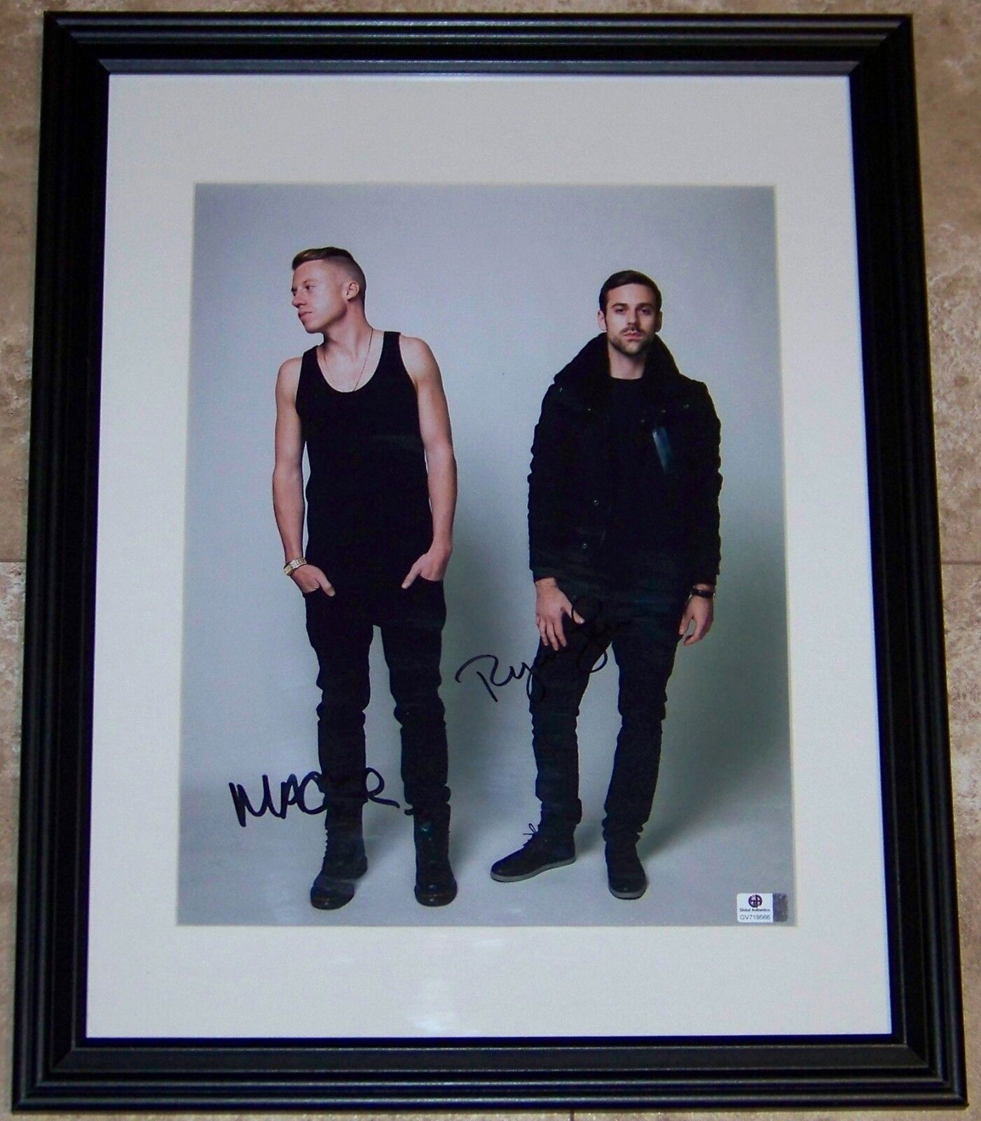 Macklemore & Ryan Lewis THRIFT SHOP Signed Autographed 11x14 Photo Poster painting GA GV GAI COA