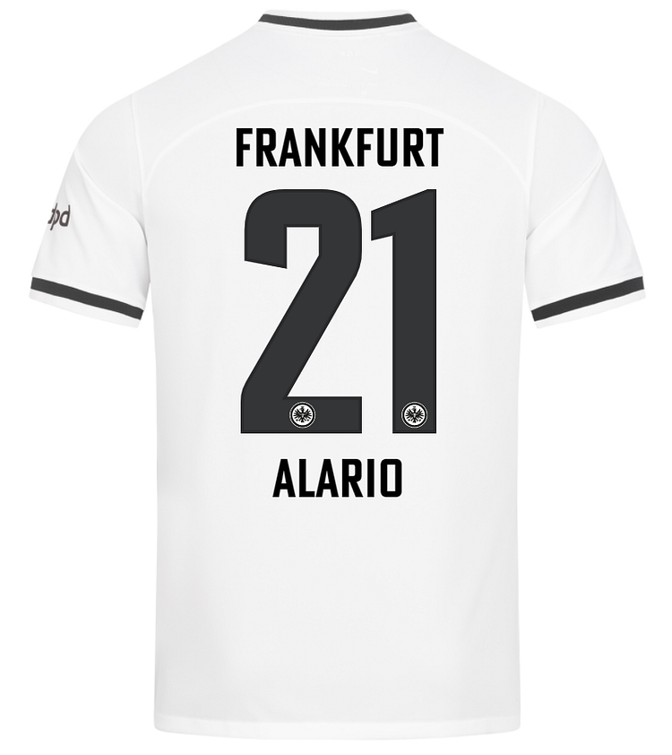 Eintracht Frankfurt Lucas Alario 21 Trikot Heim 2022-2023
