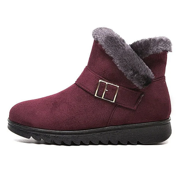 Casual Cotton Shoes Comfortable Outdoor Ankle Boots