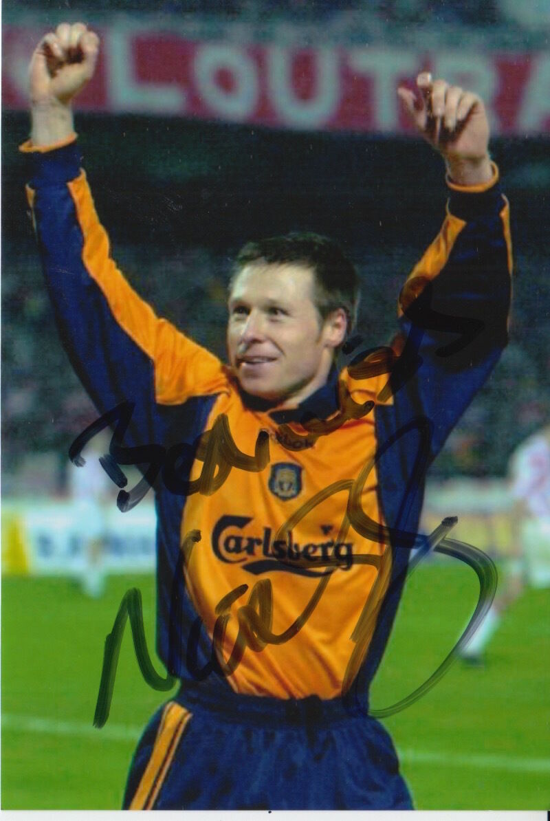 LIVERPOOL HAND SIGNED NICK BARMBY 6X4 Photo Poster painting 8.