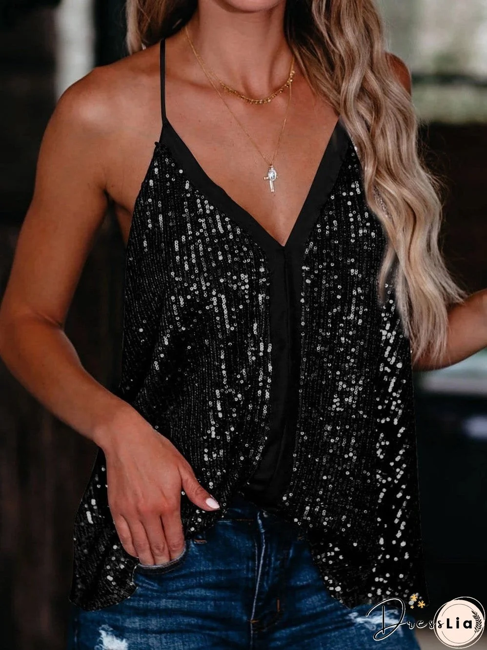 Alluring Sequin Top