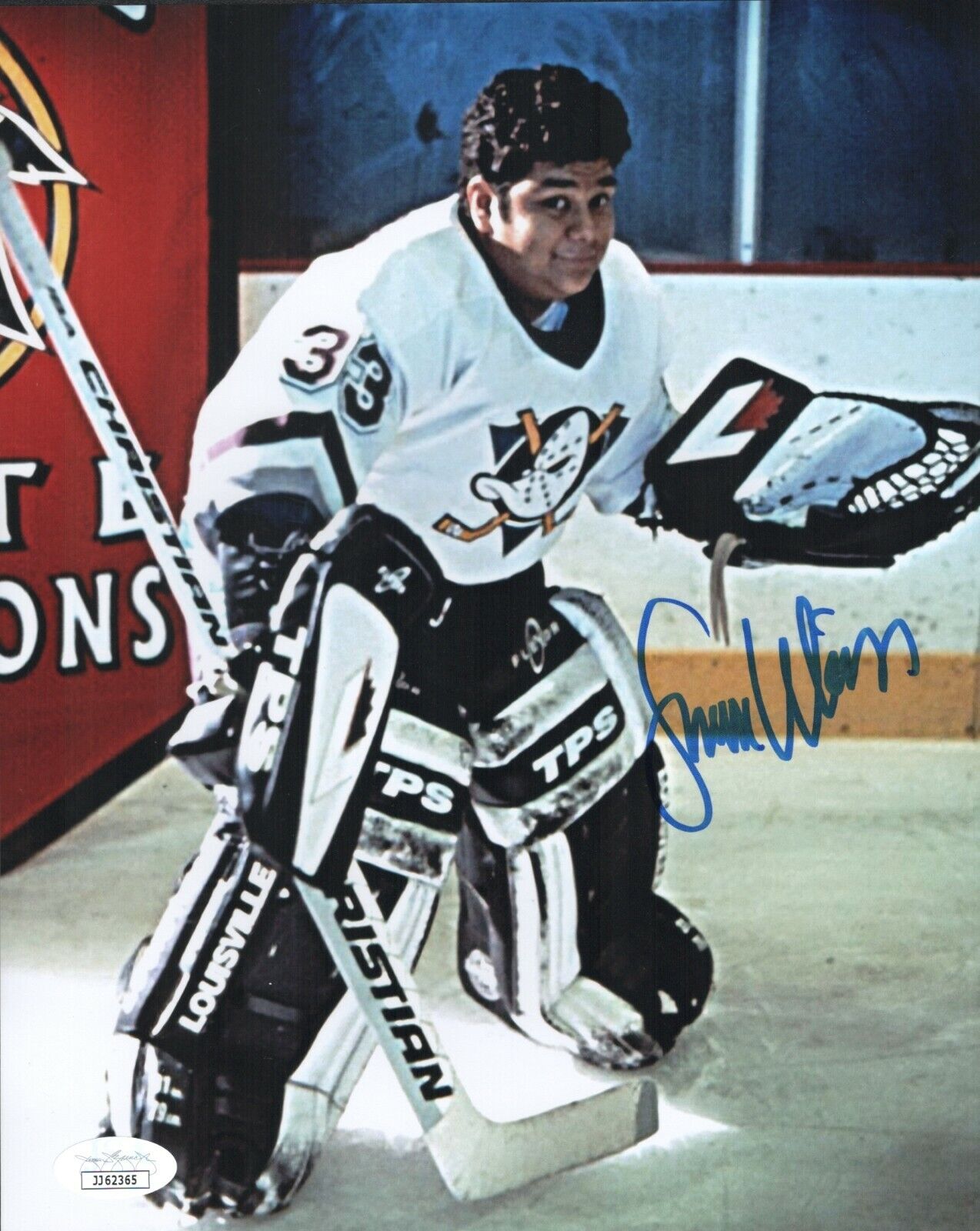 SHAUN WEISS Signed 8x10 Photo Poster painting Greg Goldberg The Mighty Ducks #33 COA JSA Cert