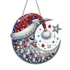Diamond Painting Gemstone Moon Hanging Pendant Kits for Beginner