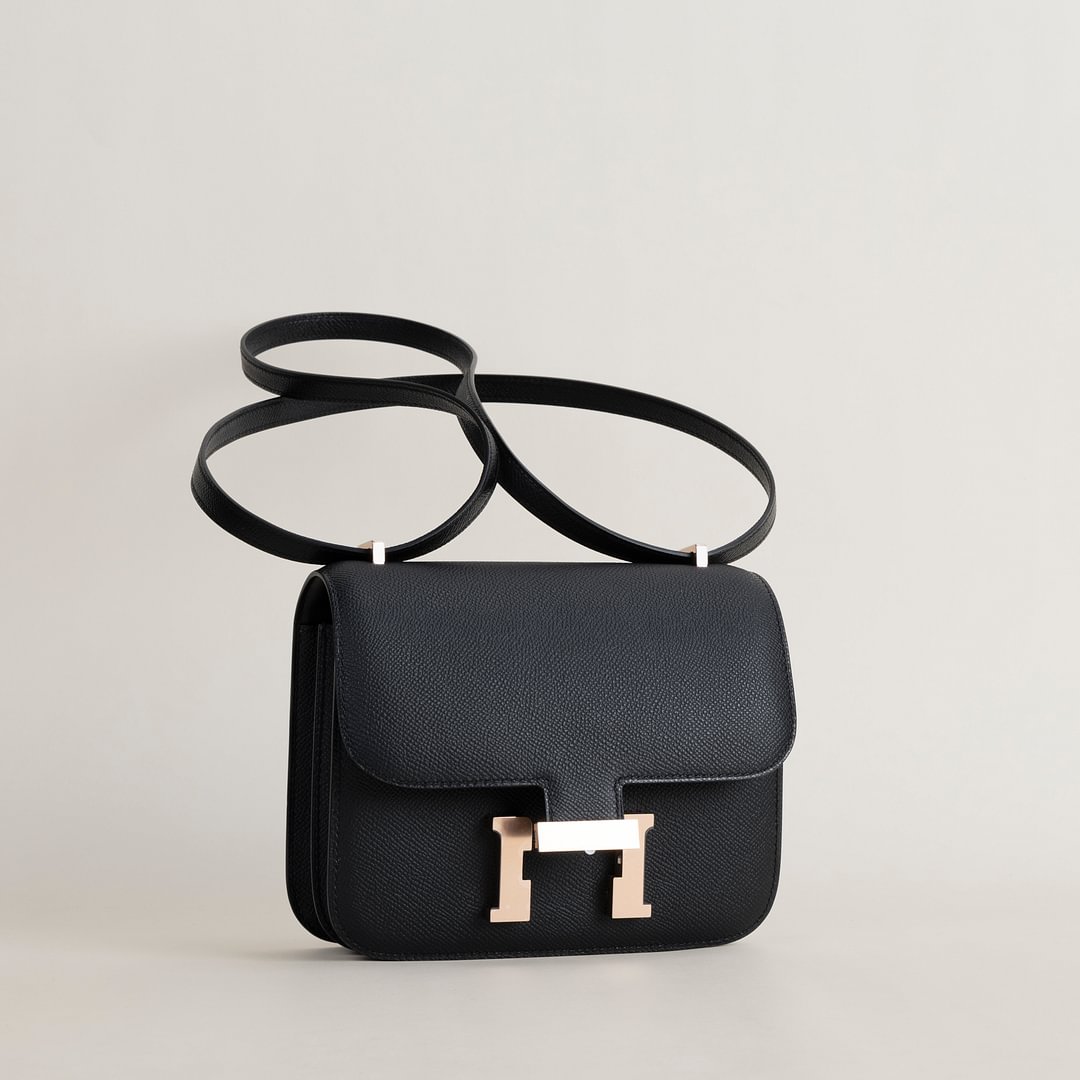 Constance 18CM Epsom 89 Noir RGHW