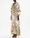 Waist Tie Long Kaftan