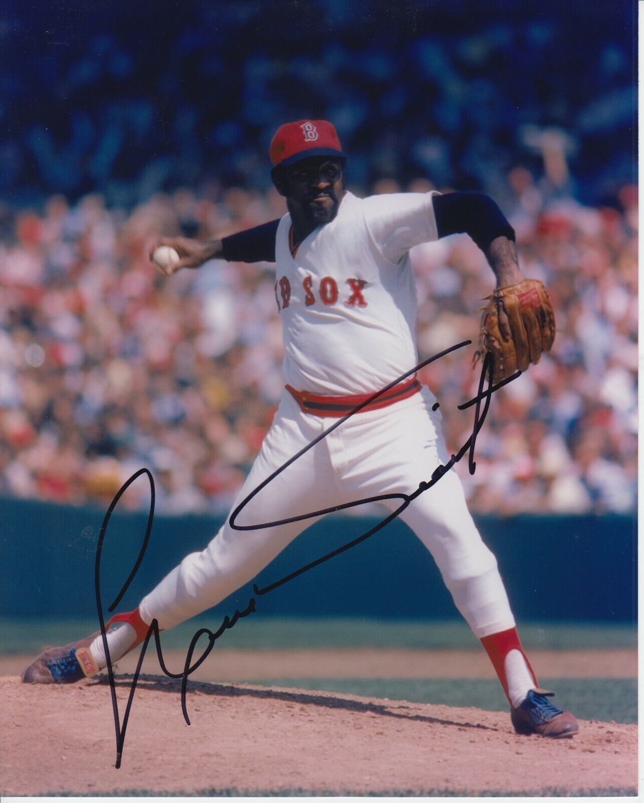 Luis Giant #1 8x10 Signed Photo Poster painting w/ COA Boston Red Soxs -