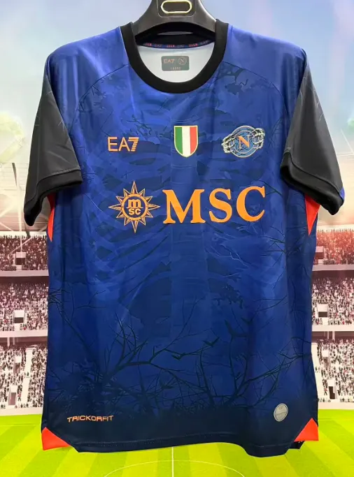 25-26 Napoli Halloween Special Edition Blue Football Jersey 1:1 Thai Quality