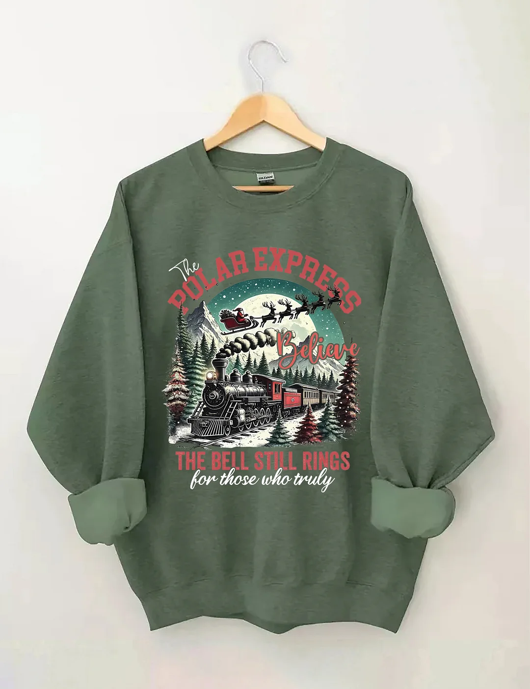 Polar Express Blieve The Bell Still Rings Sweatshirt