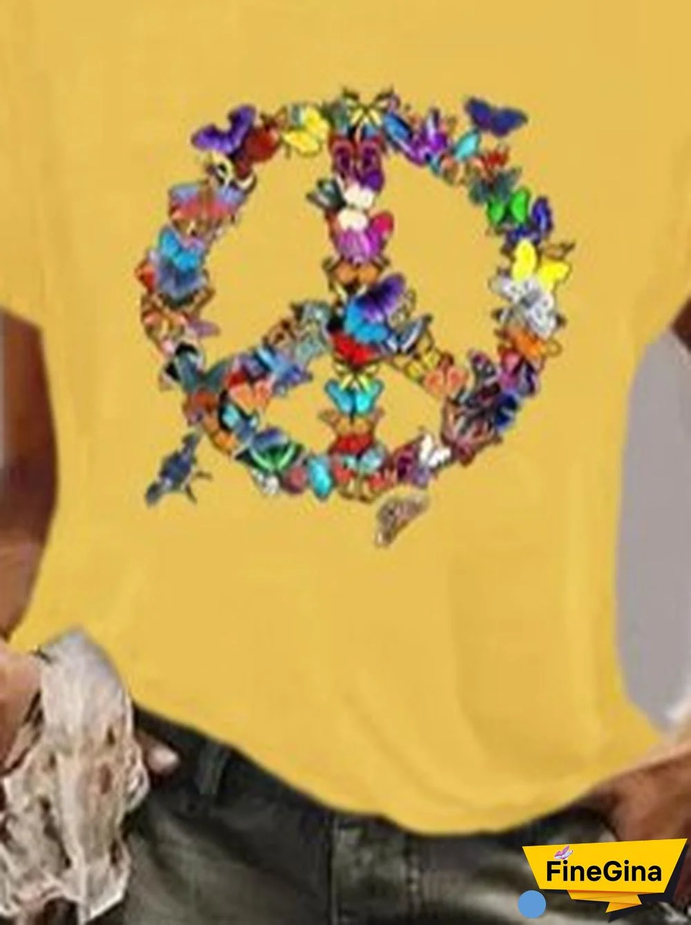 Shift Floral Crew Neck Short Sleeve T-shirt