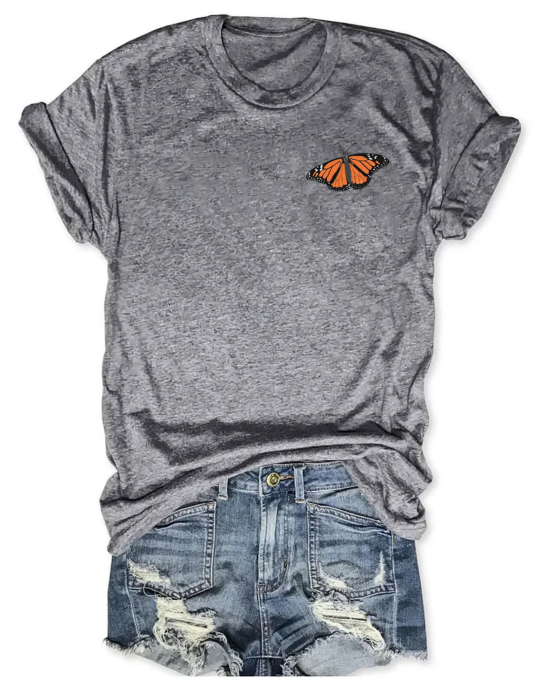 In The Hurting There Was Jesus Butterfly T-shirt