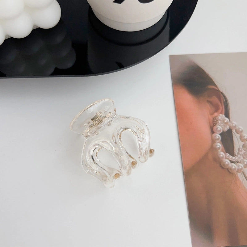 Minimalist Solid Color Arylic Hair Claws