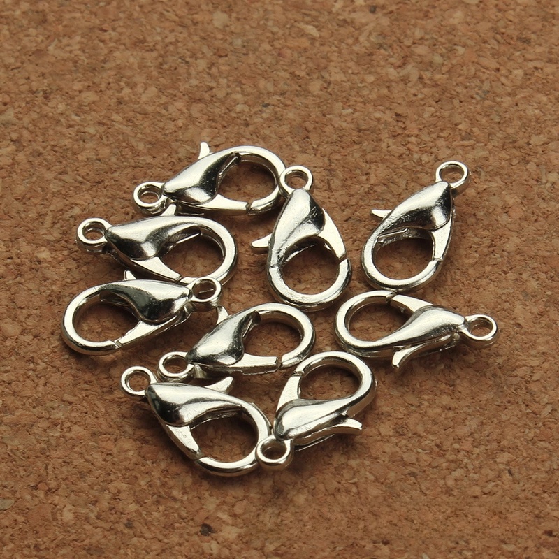 Zinc Alloy Lobster Clasp Necklace/bracelet Buckle 50 Pcs/pack