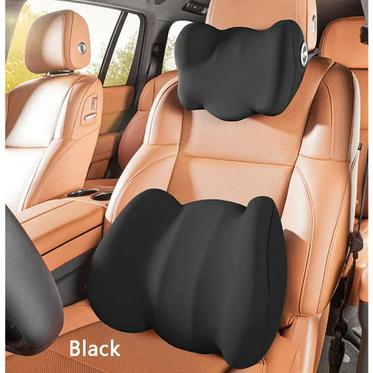 Car Lumbar Support Memory Cotton Lumbar Pillow Cushion For Cervical Protection Pillow