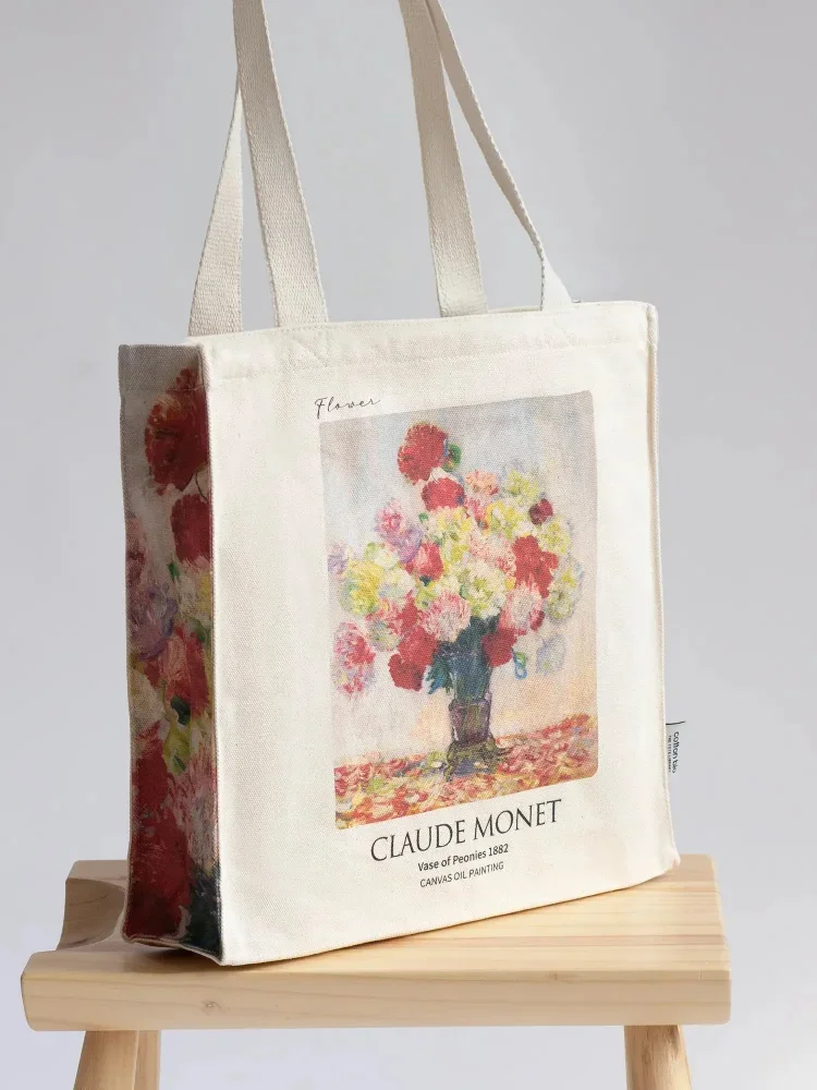 Casualruby© Claude Monet Peonies - Tote Bag