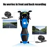 Motorcycle DVR HD 1080P Front Rear View Dash Cam IP65 Waterproof Parking Monitor
