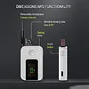 Portable Digital Alcohol Breath Tester 0.400% BAC Accuracy High-Precision Breathalyzer Fuel Cell Sensor Electrochemical Alcoholmeter for Outdoors Expressway Professional Use