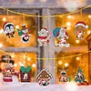 10Pcs Christmas Diamond Painting Photo Frame Hanging Pendant for Xmas Tree