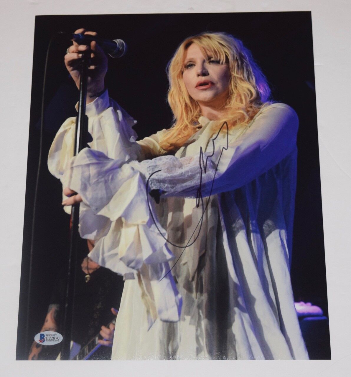 Courtney Love Signed Autographed 11x14 Photo Poster painting HOLE Kurt Cobain's Wife Beckett COA