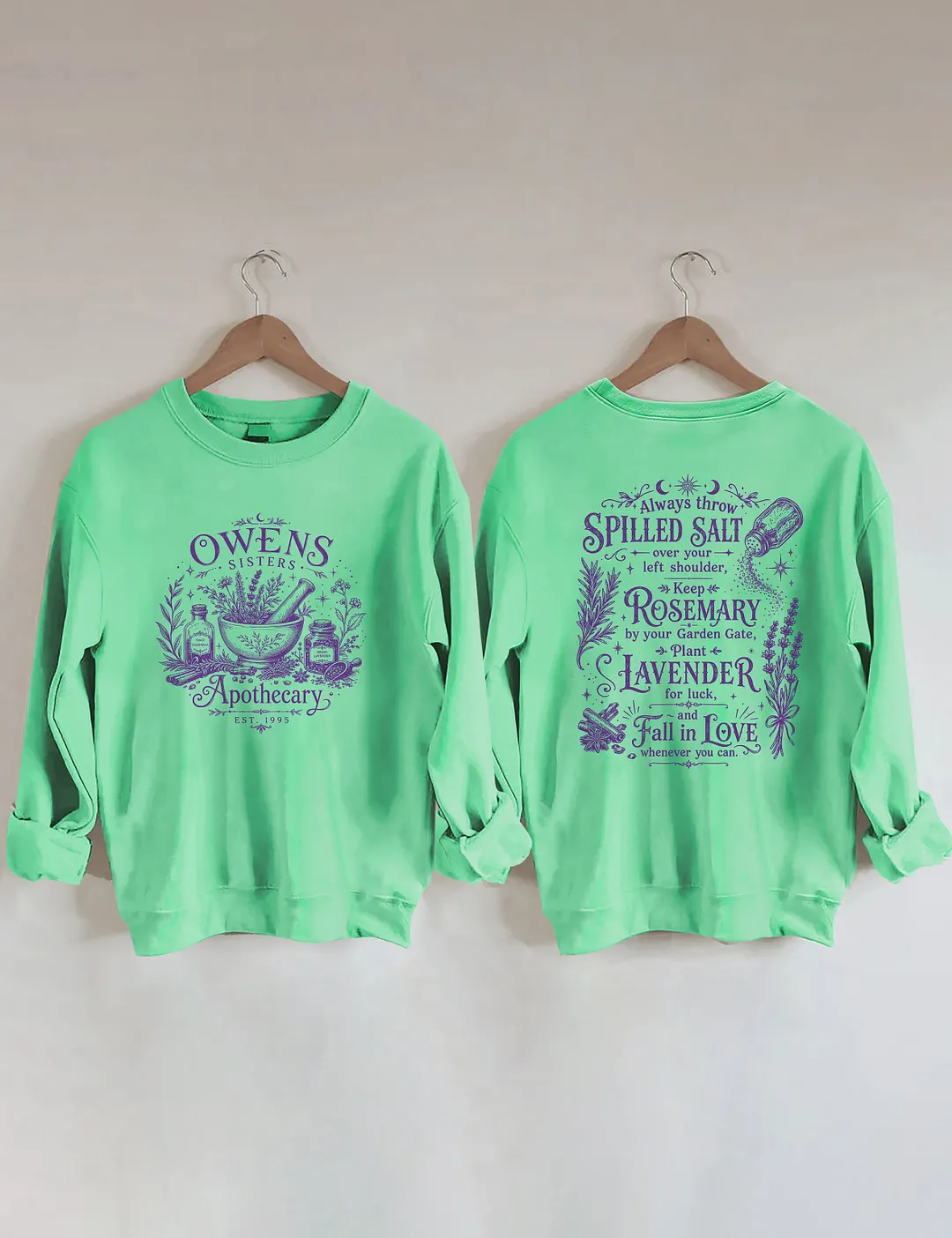 Magic Practical Owens Sisters Apothecary Sweatshirt