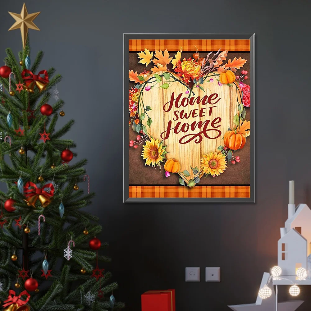 Diamond Painting - Full Round Drill - Sunflower Home(Canvas|30*40cm)