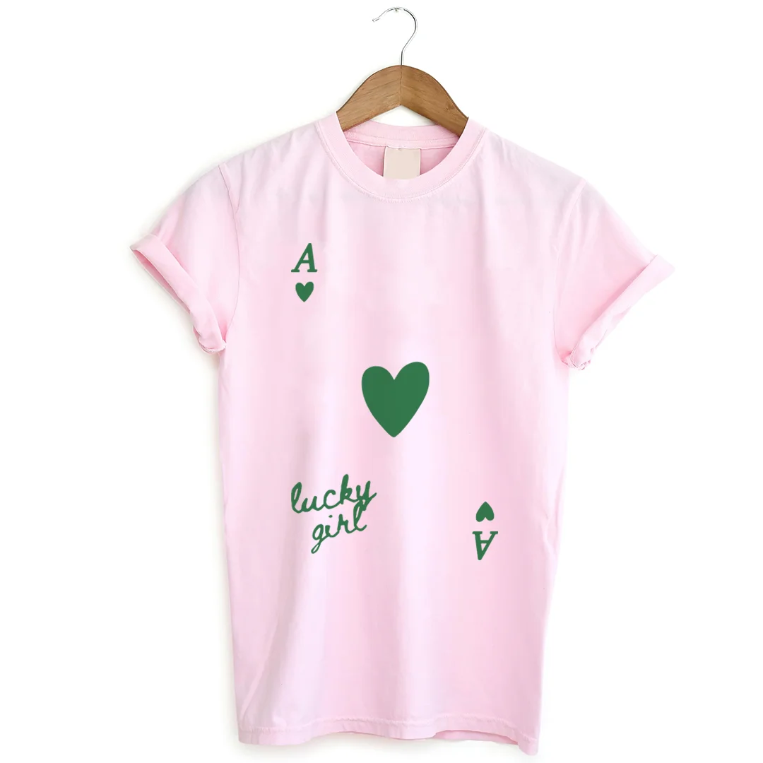 A Lucky Girl St Patrick&rsquo;s Day T-shirt