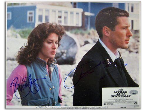 Richard Gere & Debra Winger Signed Officer/Gentlemen 11x14 Lobby Card PSA/DNA