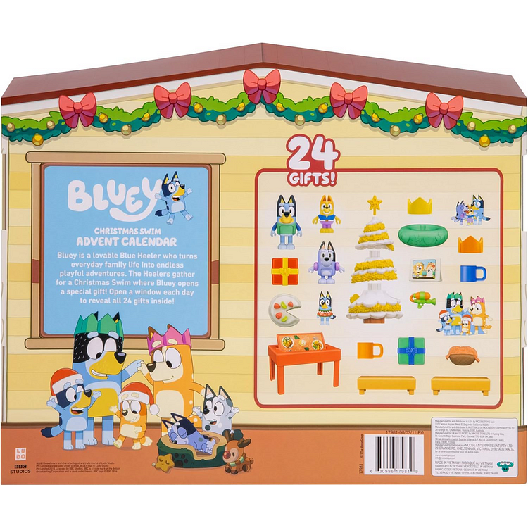 Bluey Advent 2024 Calendar Bluey Christmas Advent Calendar