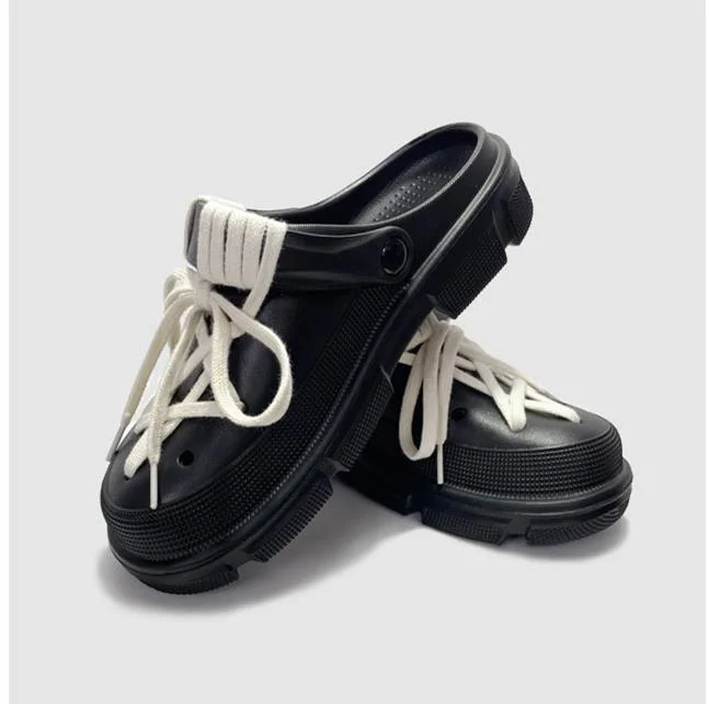 Yyvonne NEW punk metal rivets Sandals Women Slippers Platform Sandals Outdoor Clogs Thick Street Beach Slippers Flip Flops Garden Shoes